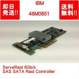 【即納/送料無料】 IBM 46M0851 ServeRaid 6Gb/s SAS SATA Raid Controller ブラケットレス【中古パーツ/現状品】 (SV-I-054)