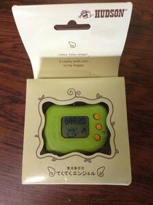 Brand New Hudson Teku Teku Pocket Angel Green Pedometer Virtual Pet 1998 ハドソン てくてくエンジェル 万歩計 未使用 D405