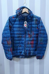 4-1086/新品 ボヘミアンズ リバーシブルダウンジャケット bohemians DOWN PARKA INDIA INK RIP ●