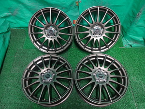 ホットスタッフ クロススピード プレミアム HOTSTUFF X CROSS SPEED PREMIUM-15●16×6J +42 5H PCD100 中古ホイール4本●モ94