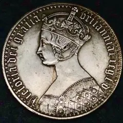 e324 古錢 貨幣 美品 コレクション　銀貨　貿易銀　大型硬貨 王冠