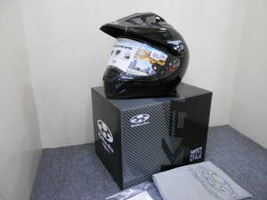 新品　KABUTO　GEOSYS　XLサイズ　ブラックメタリック　オフロード　ヘルメット　OGK　オージーケー　ジオシス　BLACK　カブト