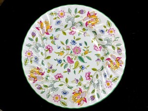 3QV売切！税無し☆ミントン☆ハドンホール☆プレート☆ディナー皿☆27cm☆英国製☆MINTON☆HADDON HALL☆現状☆現品限り☆0223-7