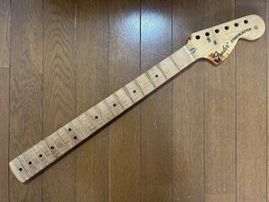 [GP]Fender Japan フェンダー・ジャパン ST72 ストラトキャスターから取り外した純正品ネック Maple1-piece ラージヘッド スキャロップ加工