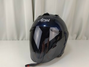 Arai アライ ジェットヘルメット ブルー SNELL 57〜58cm M2010 バイク