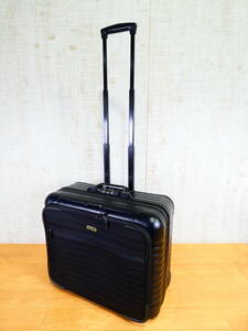 ■RIMOWA リモワ キャリーケース トランク 小型 スーツケース キャリーバッグ ブラック TSAロック 容量不明 現状品＠140(03)