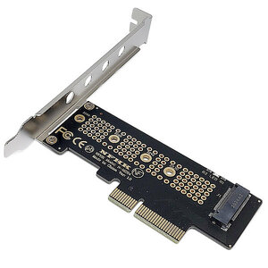 【C0110】PCI Express x4 to M.2 カード　PCの高速化　M.2 NVMe SSD を PCI-E に接続