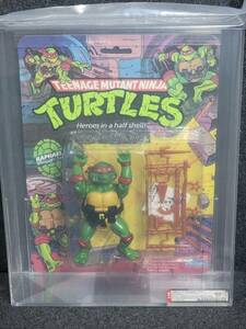 1988 TMNT Raphael AFA 80 Fan Club Flyer FCF New Sealed MOC Mutant Ninja Turtles 海外 即決