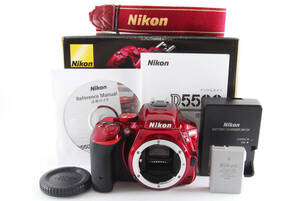 ★良品★ Nikon ニコン D5500 レッド #8001