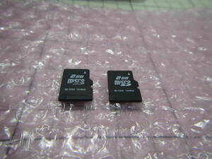 T02G02 ★☆TOSHIBA 東芝 SA02G マイクロSDカード microSD 2G (2枚) SD-C02G ☆★