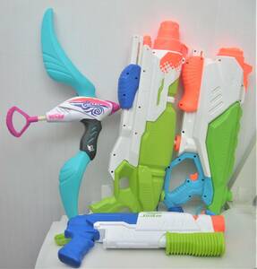 HASBRO ハズブロ NERF ナーフ SuperSoaker スーパーソーカー スキャッターブラスター フラッドファイア バラージ レベル 水鉄砲 4種　