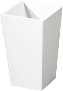 新輝合成 トンボ ユニード カクス ゴミ箱 ゴミを見せない 5.5リットル ホワイト 幅17×奥行17×高さ28cm 蓋付き S-