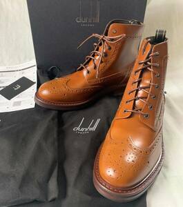 ★新品激安★ALFRED DUNHILL アルフレッドダンヒル★イタリア製ブーツ★定価１2万８５２０円★サイズ４０．5★