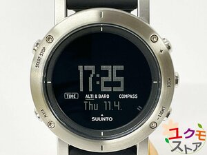 SUUNTO CORE スント コア BRUSHED STEEL アウトドアウォッチ SS020339000 SS ブラッシュド スチール ブラック 電池交換済み 動作OK!