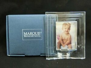 マーキス MARQUIS ウォーターフォード クリスタル CONTEMPRA 2 3/8×3 1/4 ピクチャーフレーム 104849 ドイツ製 箱付 美品中古 ■