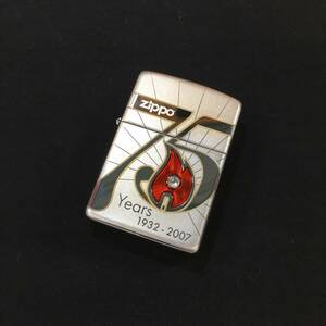 KZ1121★Zippo : 75周年記念 アーマーケース オイルライター★未使用品 1932～2007年 75Years