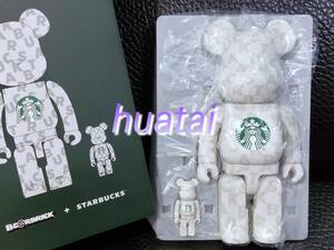 ◆台湾数量限定◆2023年 スターバックス STARBUCKS　 BE@RBRICK スターバックス x ベアブリック 400％ 100％ 　2体セット