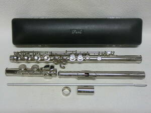 【№5036-2F6004】中古：Pearl パール NC-96 　21451　フルート ケース付き 楽器 演奏 管楽器 本体目たち傷はありません　