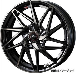 【個人宅発送可能】Weds ウェッズ 15×4.5J +45 4穴 PCD100 PBMC/TI ホイール 1本 LEONIS IT レオニス レオニス・アイティー (40558)