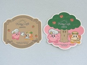 【未使用・非売品】カービィカフェ 博多 HAKATA 限定ステッカー 2枚セット ノベルティ 星のカービィ KIRBY CAFE ニンテンドー