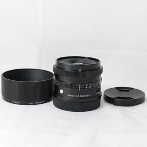 ☆美品☆ SIGMA シグマ Lマウント レンズ 45mm F2.8 DG DN 単焦点 標準 フルサイズ Contemporary ミラーレス 専用 #2134