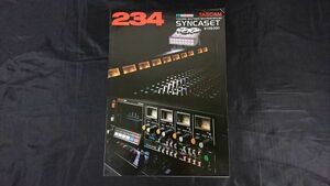 『TASCAM(タスカム) 4 CHANNEL MULTITRACK RECORDER WITH dbx SYNCASET(シンカセット)234 カタログ 1983年5月』ティアック株式会社