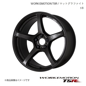 WORK EMOTION T5R スバル WRX S4 DBA-VAG 1ピース ホイール 1本 【19×8.5J 5-114.3 +45】マットグラファイト