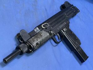 エアーコッキングガン ウージーIMI エアーガン『 S.M.G. UZI 9mm 』MADE IN JAPAN ACTION ARMS，LTD ASGK エアガン