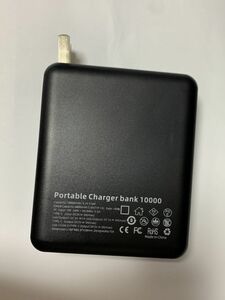 AC充電機能付き モバイルバッテリー 10000mAh 37W 急速充電可 PD3.0対応 QC3.0対応 Type-C 液晶表示 黒色