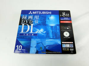MITSUBISHI DVD-R DL * 録画用2層 2-8倍速 未開封10枚 即決