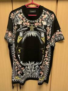 正規 14SS GIVENCHY ジバンシー ジバンシィ シャーク マーメイド オーバーサイズ Tシャツ カットソー XXS 14S 7320 651