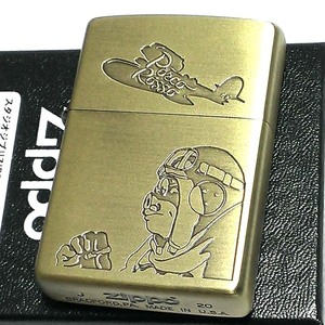 ZIPPO スタジオ ジブリ ライター 紅の豚 ポルコ・ロッソ サボイア 飛行艇 ジッポ キャラクター アニメ かわいい メンズ 女性 ギフト