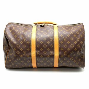 【中古】LV/ルイヴィトン　M41426　キーポル45　モノグラム　男女兼用　旅行かばん　ボストンバッグ　※ヒビ・切れ等　有