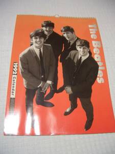 ★レトロ☆BOOK★珍品「THE BEATLES カレンダー1992」Copyright APPROVED　30×42cm　ビートルズ　現状渡し　当時物　ビンテージ