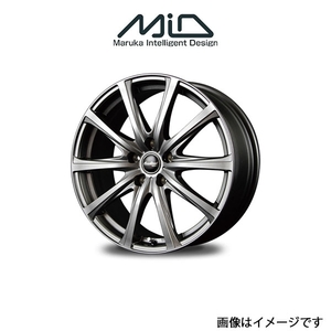 MID ユーロスピード V25 アルミホイール 4本 ヴェゼル RV系(17×7J 5-114.3 INSET55 メタリックグレー)EUROSPEED V25