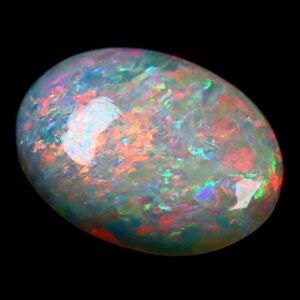 3.975ct 天然ホワイトオパール オーストラリア 遊色抜群 最高品質 〔Australia White opal 宝石 jewelry loose ルース natural 天然〕