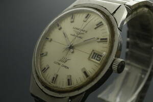 LVSP6-4-53 7T044-23 LONGINES ロンジン 腕時計 15 ウルトラクロン デイト ラウンド 自動巻き 約63g メンズ シルバー ジャンク