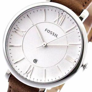 【新品】フォッシル FOSSIL 腕時計 レディース ES3708 クォーツ シェル シルバー