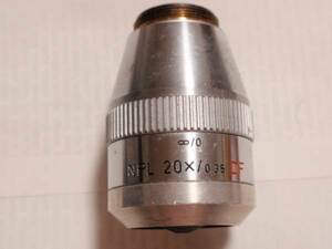 L014-05　LEITZ WETZLAR製顕微鏡対物レンズ NPL FLUOTAR 20x