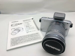 OLYMPUS PEN Mini E-PM1 / M.ZUIKO DIGITAL 40-150mm 1:4-5.6 ミラーレス デジタル 一眼レフカメラ 説明書付き ジャンク 中古【UW040709】