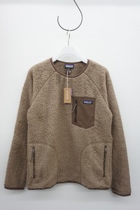 新品 正規 patagonia パタゴニア Los Gatos Crew ロス ガトス クルー ボア フリース スウェット シャツ 25895 茶 M 本物 117O▲