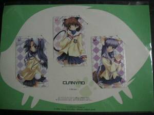 ◎Key CLANNAD くらにゃど 台紙付3枚組テレカ