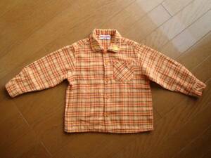 ミキハウス 長袖シャツ サイズ100 ブラウス 日本製