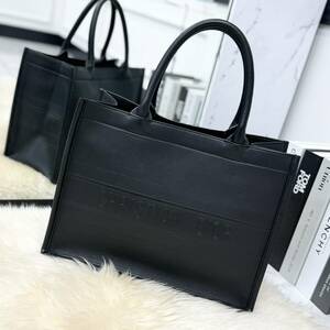 33265 DIOR　ディオール　ブックトート　ミディアム　ブラック