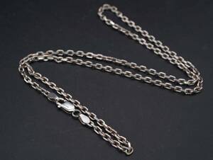 【1449】SILVER シルバー 925 ネックレス チェーン アクセサリー 長さ約45cm TIA