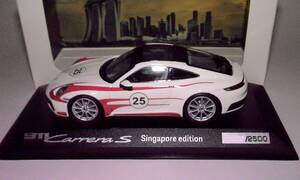 新品【ミニチャンプス】PORSCHE 911 Carrera S Singapore edition DBS Esso 1/43 ポルシェ