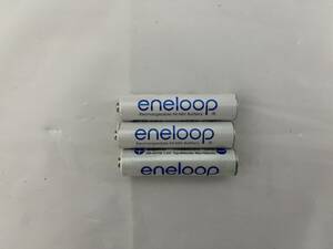 中古品ジャンク扱い SANYO eneloop 単4形 充電式ニッケル水素電池 HR-4UTG 3本セット