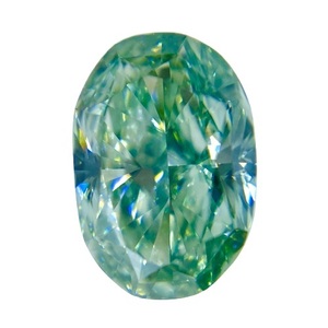 FANCY INTENSE GREEN 0.910ct OV/RT0822/CGL