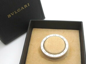 1000円スタート キーリング BVLGARI ブルガリ STERLING 925刻印 総重量約11.6g シルバー キーホルダー ペンダントトップ 箱付 WHO B60019