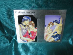 ☆甲田いりや☆テレカ2点セット（台紙有）・「Endless Lovers」☆中古未使用 